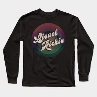 retro vintage circle Lionel Richie Long Sleeve T-Shirt